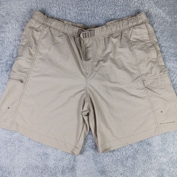 Columbia Omni Shade Quick-Dry Water Shorts SPF 50 Swim Khaki Mens XXL 2XL 2XX - Picture 2 of 11